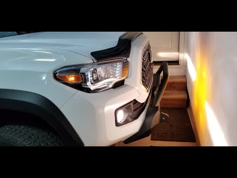 WARN Semi Hidden Kit Winch Mounting Systems 100044 Review on Tacoma 2018 in 4K