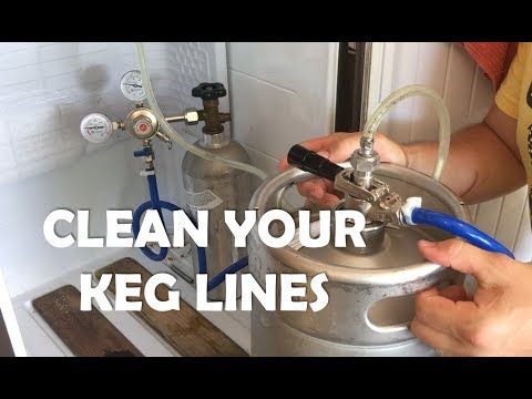 How to clean your kegerator beer lines - DO IT