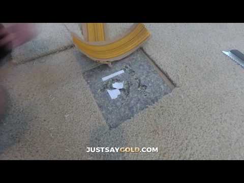 Small Carpet Repair Patch Time Lapse