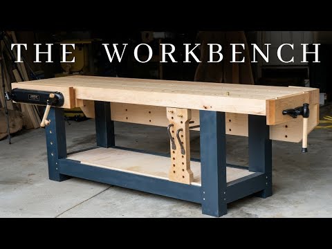The PERFECT Woodworking Workbench // How To Build The Ultimate Hybrid Workholding Bench