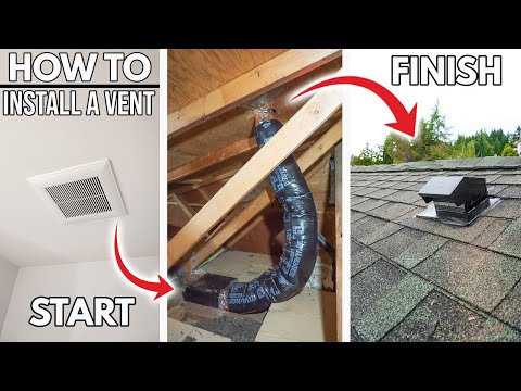 How To Replace And Install A Bathroom Exhaust Fan From Start To Finish For Beginners! | Easy DIY
