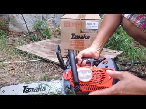 Tanaka top handle chainsaw tcs33edtp