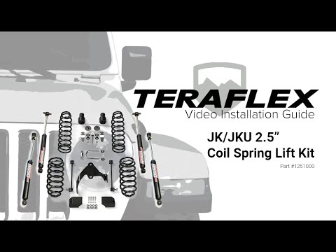 TeraFlex Install: JK 2.5&quot; Spring Lift Kit